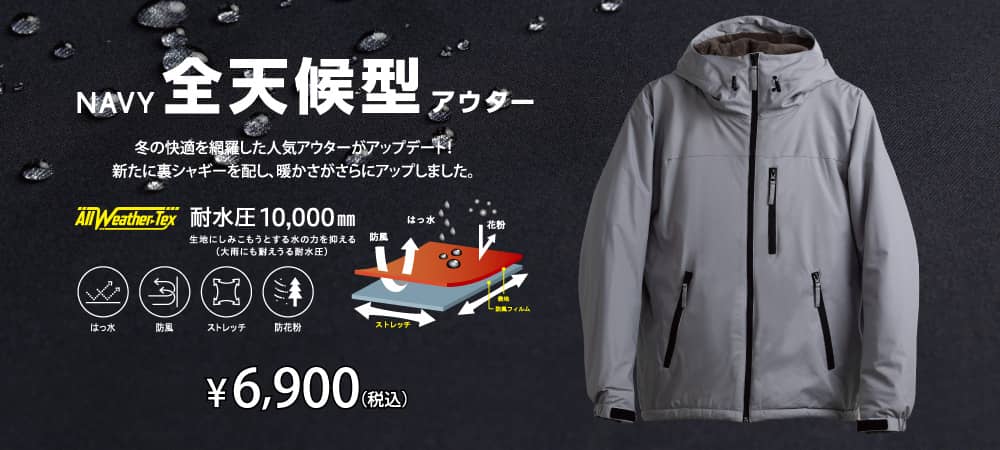 オールウェザージャケット