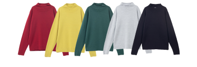 nAvy カシミヤタッチニット ハイネック