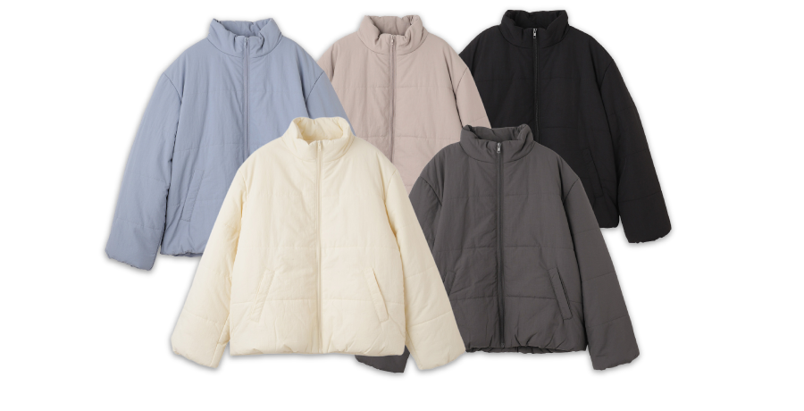 nAvy ふわりも撥水中綿ブルゾン