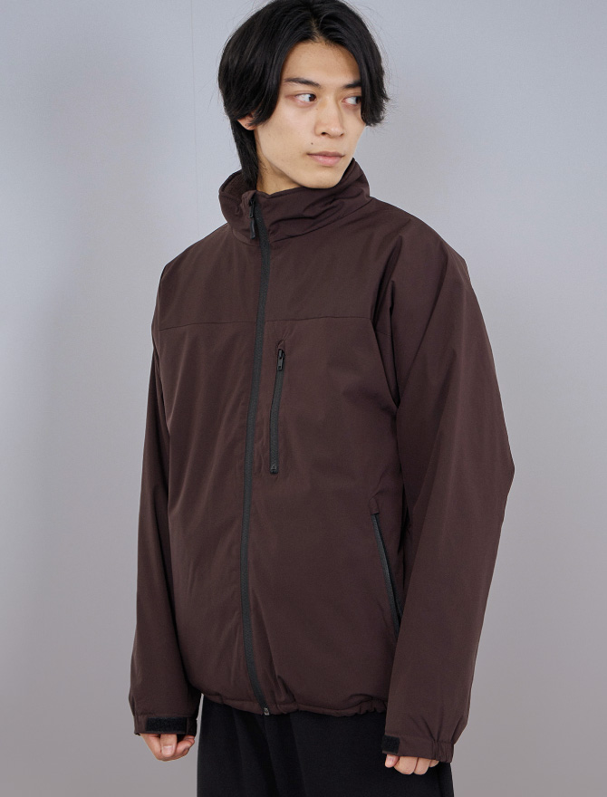 NAVY シャットアウター裏シャギースタンドジャケット