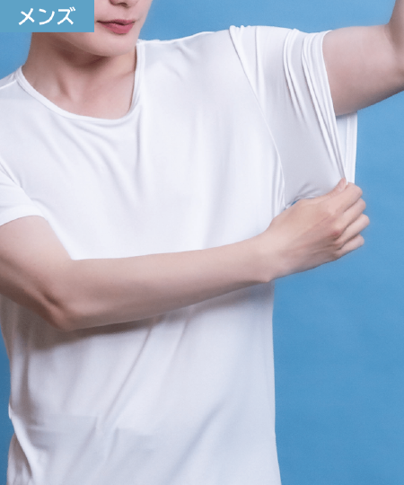 NAVY SARARI クルーネックTシャツ 