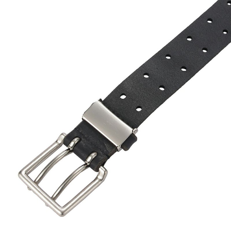 NAVY 35mm幅 Wパンチングベルト商品画像-5