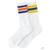 Healthknit  クルーソックス 配色ライン 2足組 メンズ商品サムネイル-1