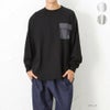 WOODS 異素材ポケットロングスリーブTシャツ メンズ メール便 対応商品商品サムネイル-1