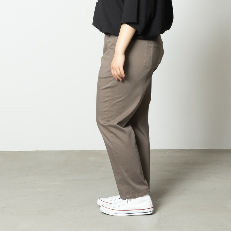 [大きいサイズ] KIYASE CRサテンテーパードパンツ クイーンサイズ レディース商品画像-5