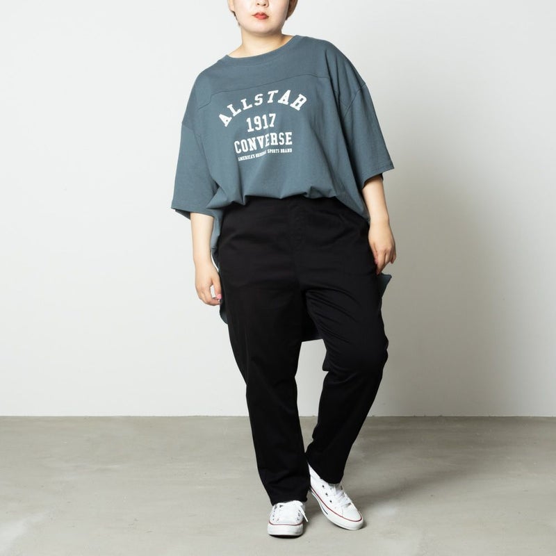 [大きいサイズ] KIYASE CRサテンテーパードパンツ クイーンサイズ レディース商品画像-7