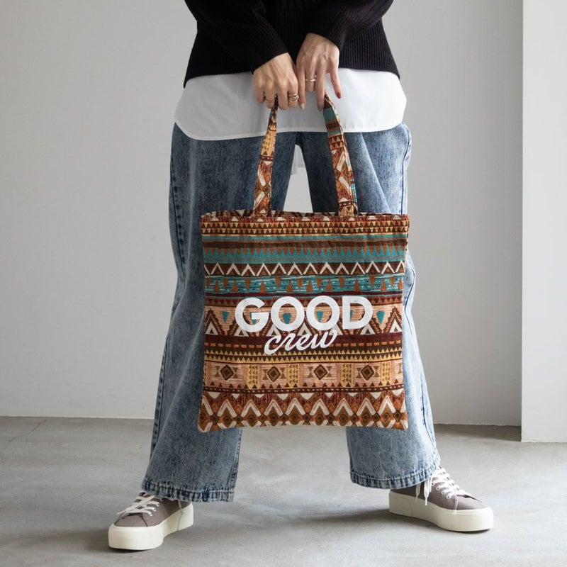 GOOD CREW  総柄トートバッグ商品画像-1