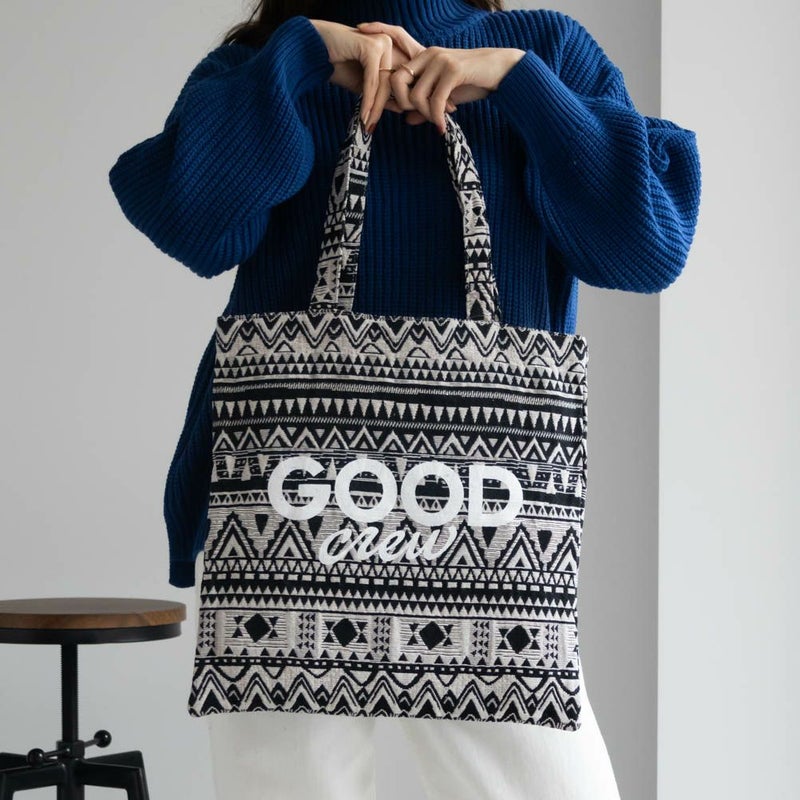 GOOD CREW 総柄トートバッグ商品画像-3