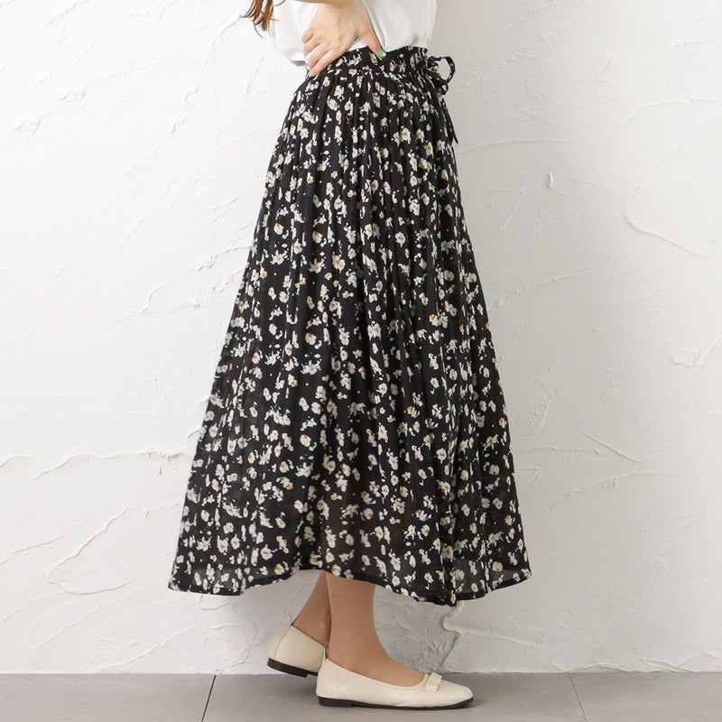 [期間限定価格]【オンラインストア限定】綿ボイル総柄スカート レディース商品画像-8