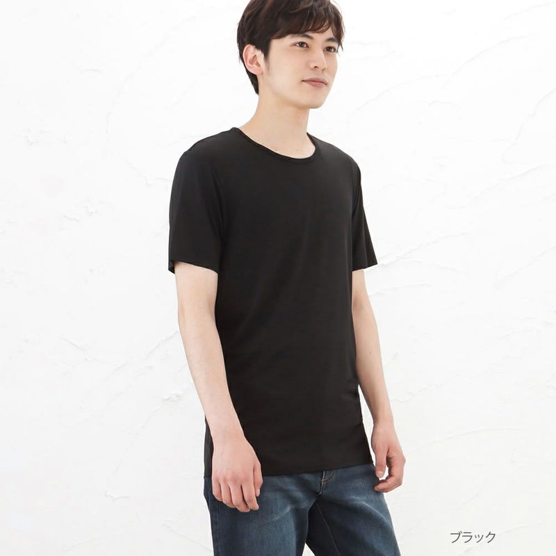 SARARI COOL クルーネックTシャツ メンズ メール便 対応商品商品画像-2