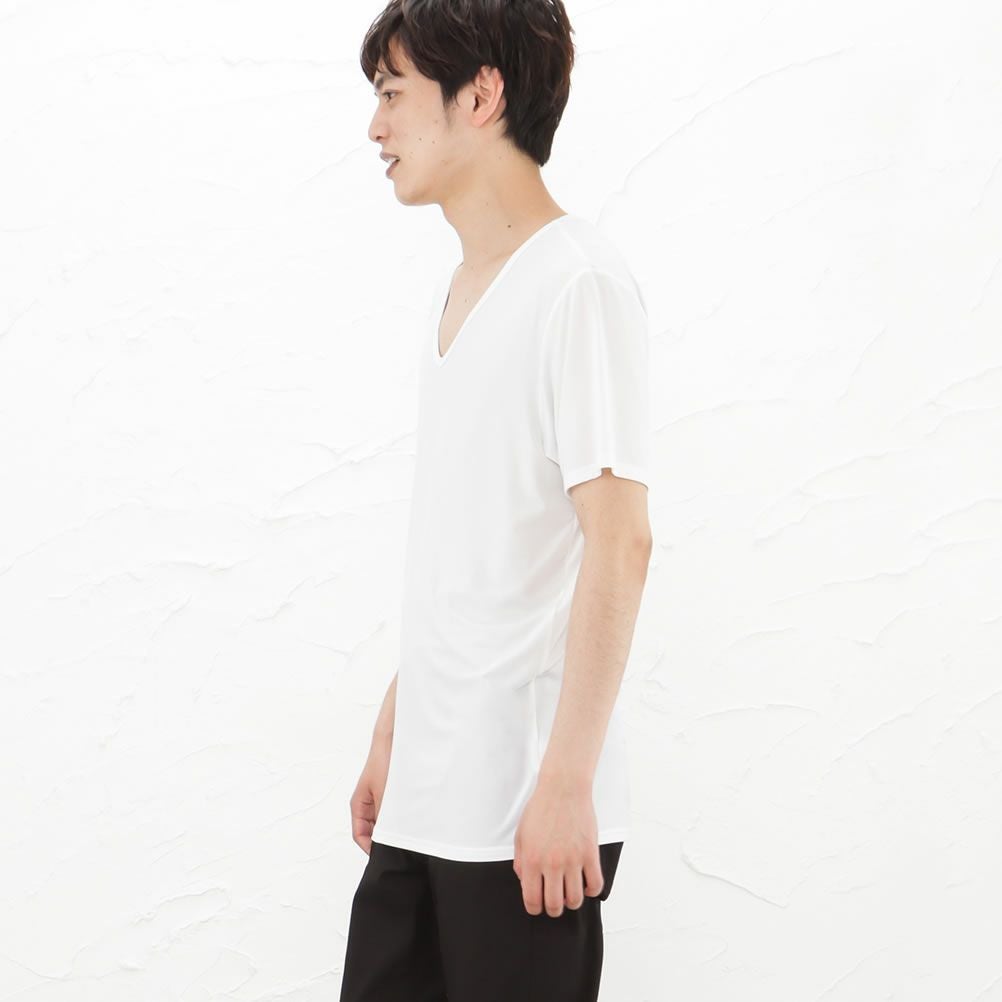 SARARI COOL VネックTシャツ メンズ ネコポス 対応商品