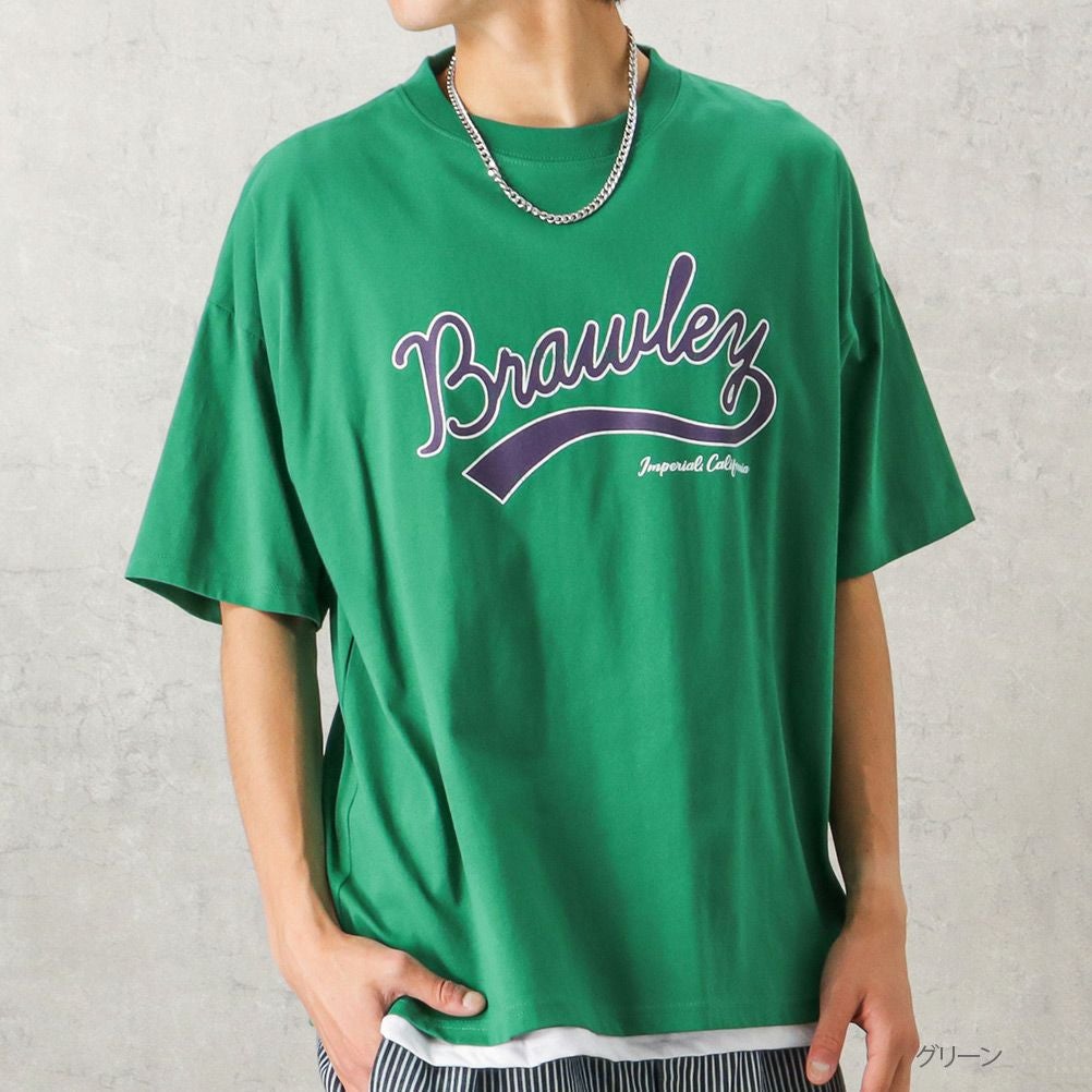 カレッジプリントTシャツアンサンブル アクセサリー付き メンズ ネコポス 対応商品