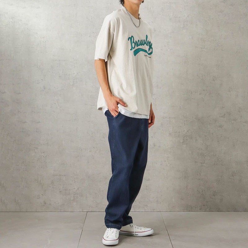 【オンラインストア限定】カレッジプリントTシャツアンサンブル アクセサリー付き メンズ メール便 対応商品商品画像-5