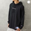 Champion ロゴ刺繍フード付きロングスリーブTシャツ メンズ商品サムネイル-1