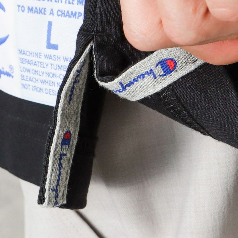 Champion ロゴ刺繍フード付きロングスリーブTシャツ メンズ商品画像-14