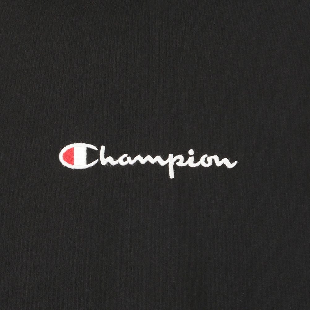 Champion ロゴ刺繍フード付きロングスリーブＴシャツ メンズ