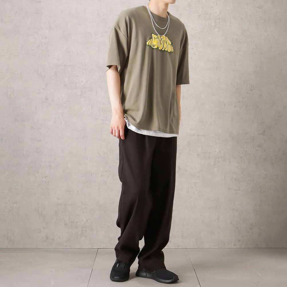 ポンチ素材 プリントTシャツアンサンブル アクセサリー付き メンズ ネコポス 対応商品