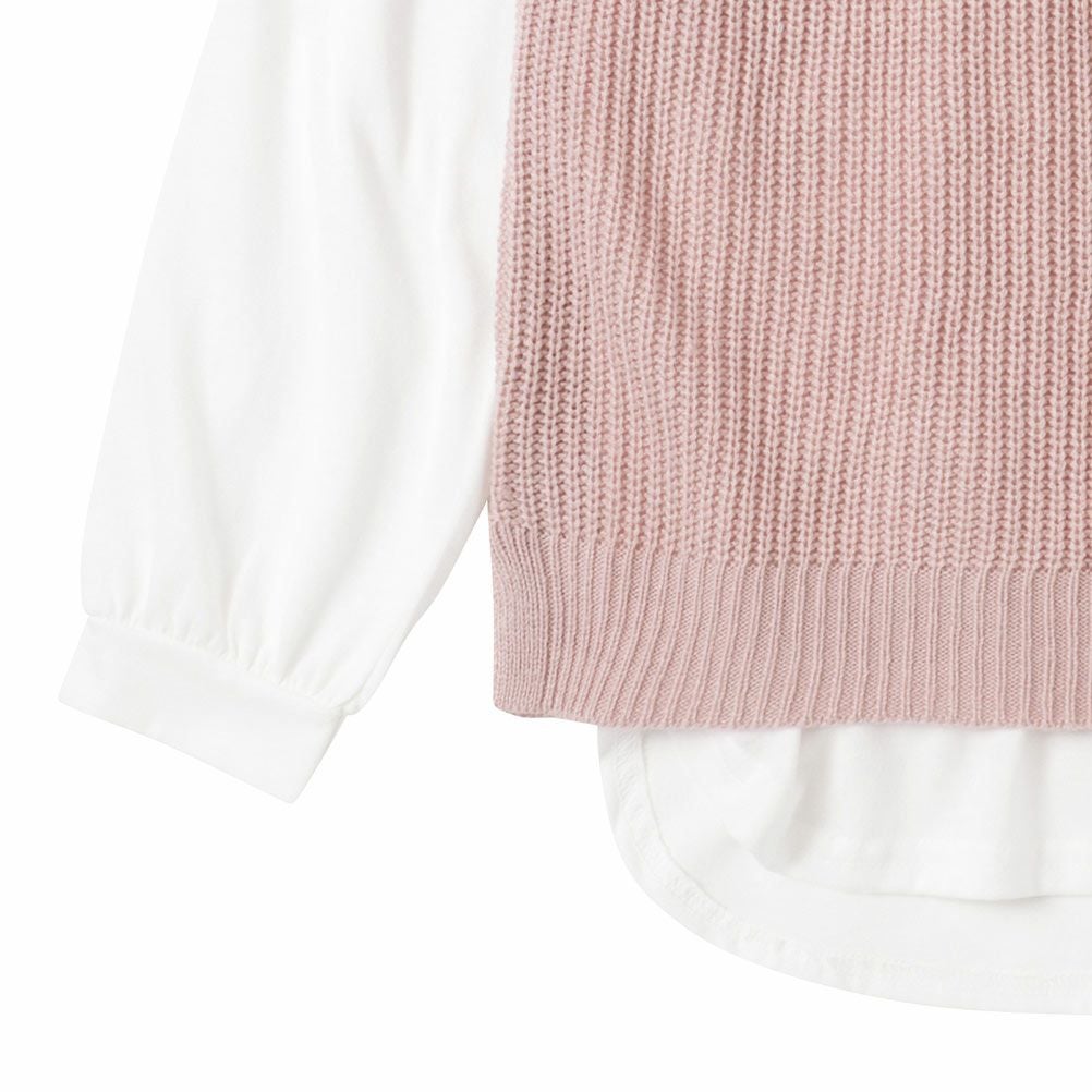 NAVY ニットベストアンサンブル キッズ ネコポス 対応商品