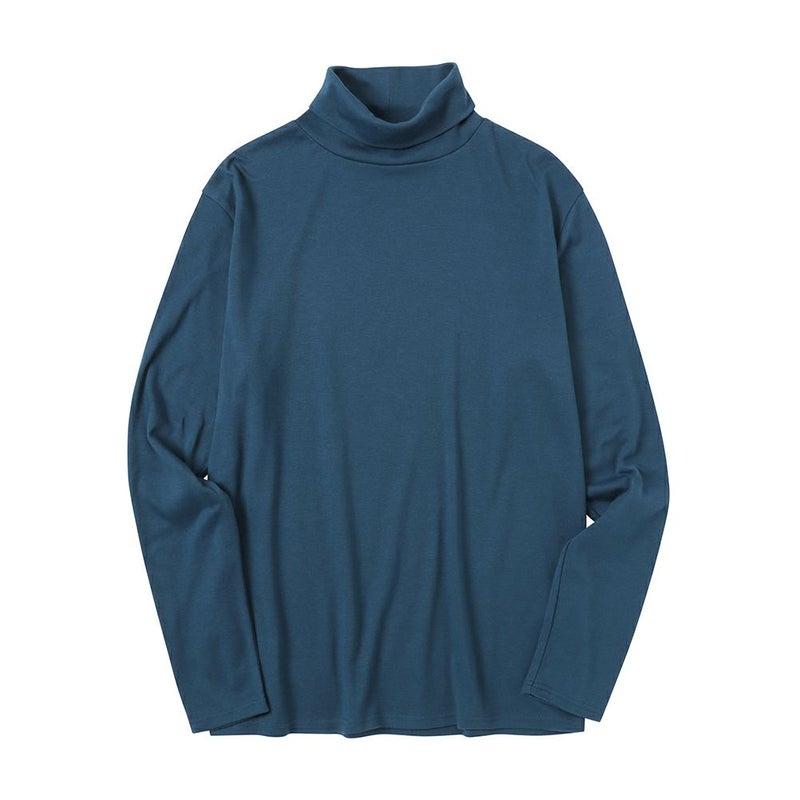 NAVY  スムースタートルネックロングスリーブTシャツ メンズ商品画像-19