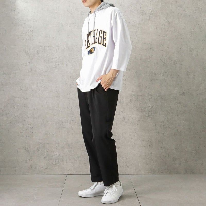 [期間限定価格]NAVY  カレッジレイヤードパーカー メンズ商品画像-12