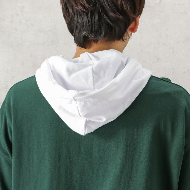 [期間限定価格]NAVY  カレッジレイヤードパーカー メンズ商品画像-18