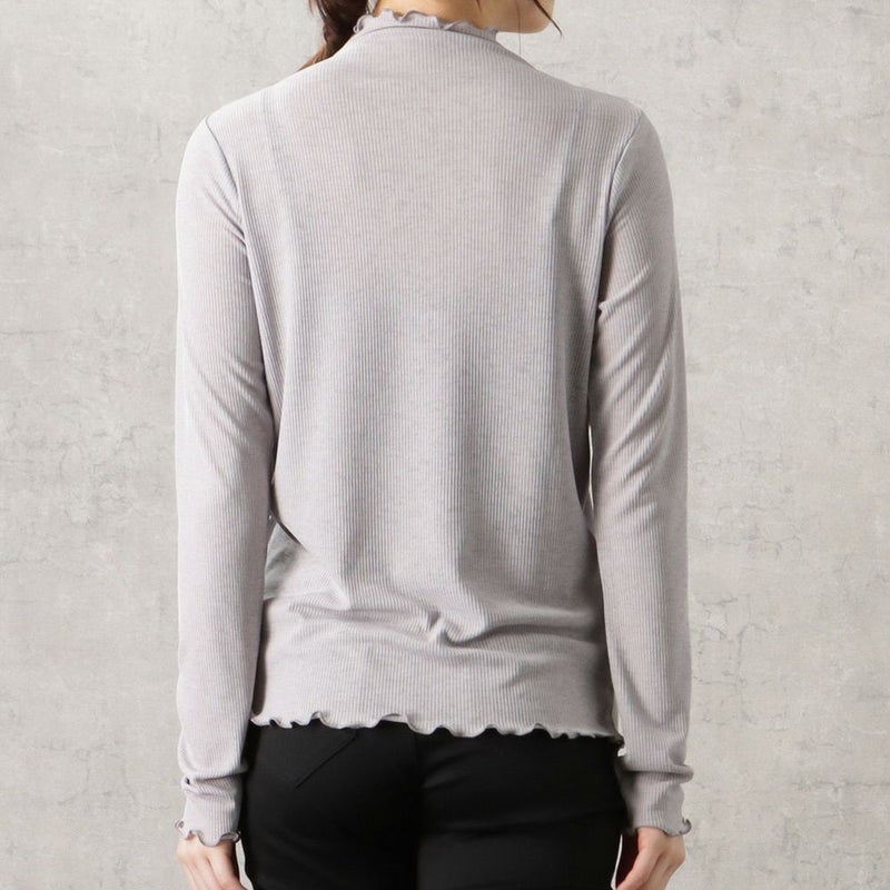 [期間限定価格]【オンラインストア限定】シアーハイネックプルオーバー レディース メール便 対応商品商品画像-5