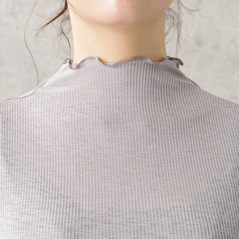 [期間限定価格]【オンラインストア限定】シアーハイネックプルオーバー レディース メール便 対応商品商品画像-7