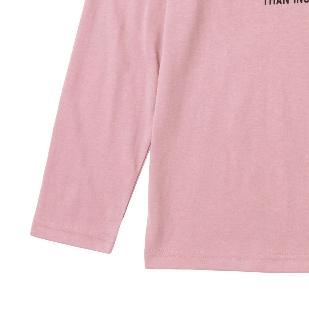 T-GRAPHICS カレッジプリントロングスリーブTシャツ キッズ ネコポス 対応商品