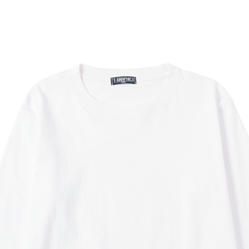 T-GRAPHICS 無地ロングスリーブTシャツ キッズ ネコポス 対応商品
