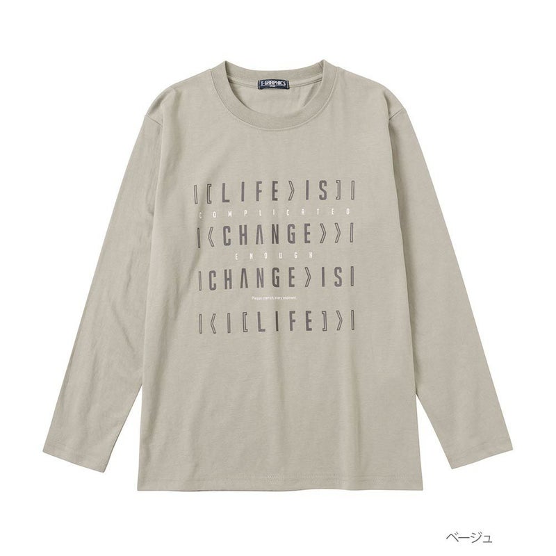 T-GRAPHICS ミックスプリントロングスリーブTシャツ キッズ メール便 対応商品商品画像-2
