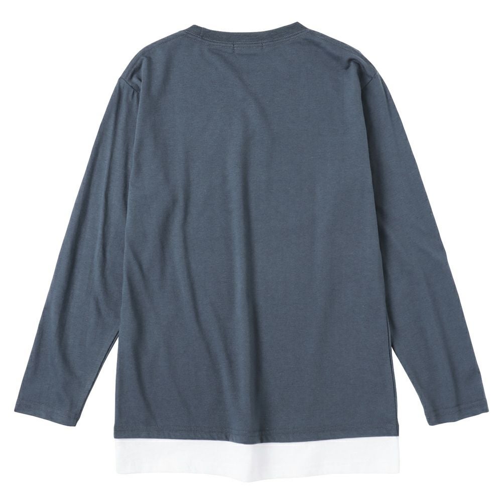 T-GRAPHICS フェイクレイヤードロングスリーブTシャツ キッズ ネコポス 対応商品