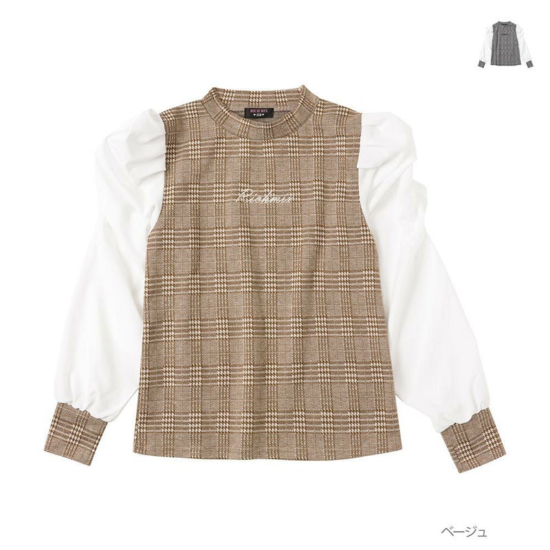 RICH MIX ボリューム袖トップス キッズ メール便 対応商品商品画像-1