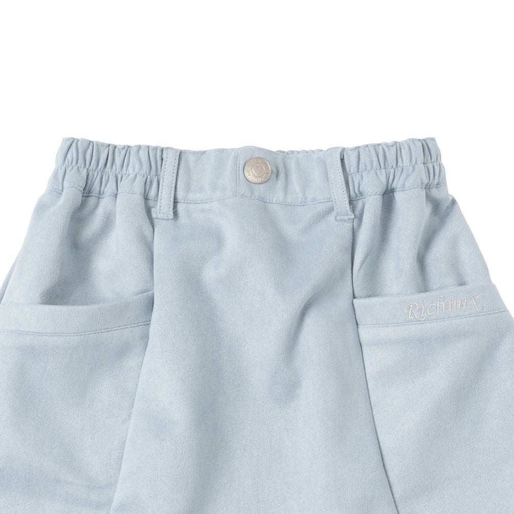 RICH MIX 梵天チャーム付きフェイクスエードスカート キッズ