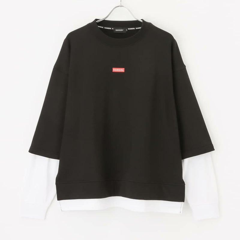 【WEB限定】KANGOL バックロゴフェイクレイヤードトレーナー メンズ商品画像-3
