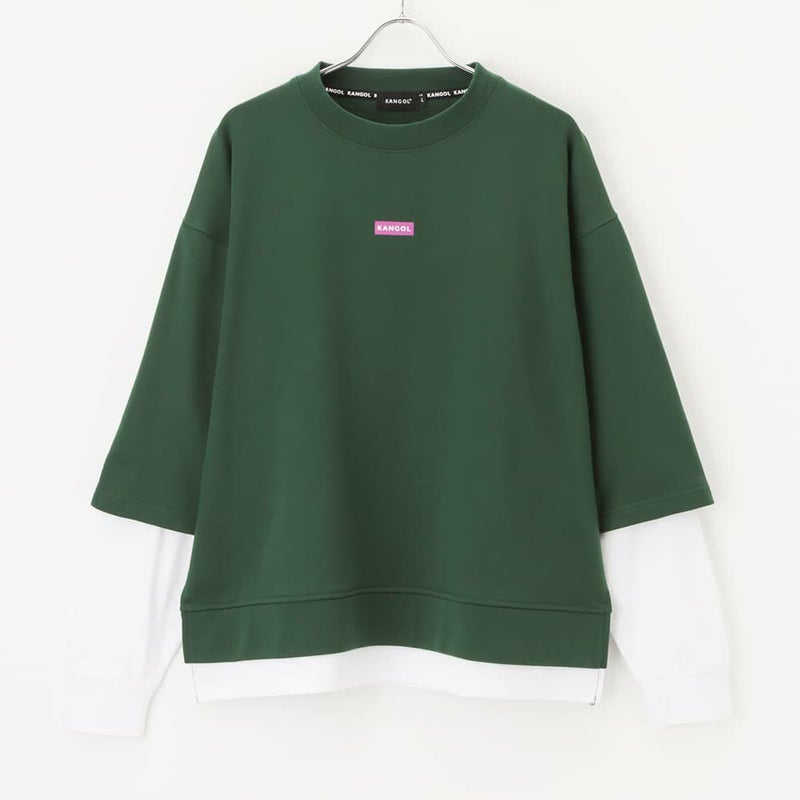 【WEB限定】KANGOL バックロゴフェイクレイヤードトレーナー メンズ商品画像-5