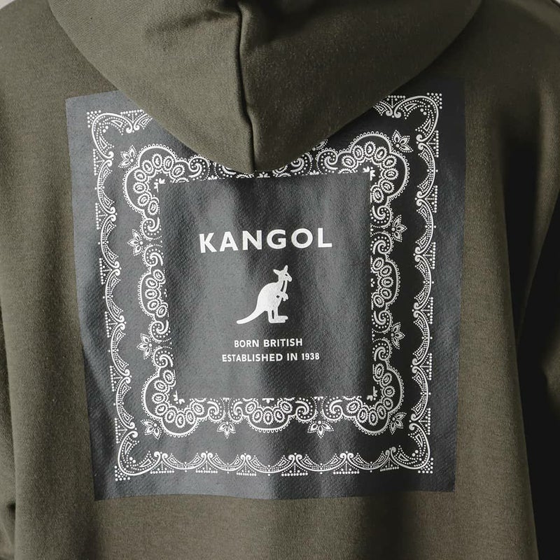 [期間限定価格]【WEB限定】KANGOL バンダナボックスロゴフェイクレイヤードパーカー メンズ商品画像-22