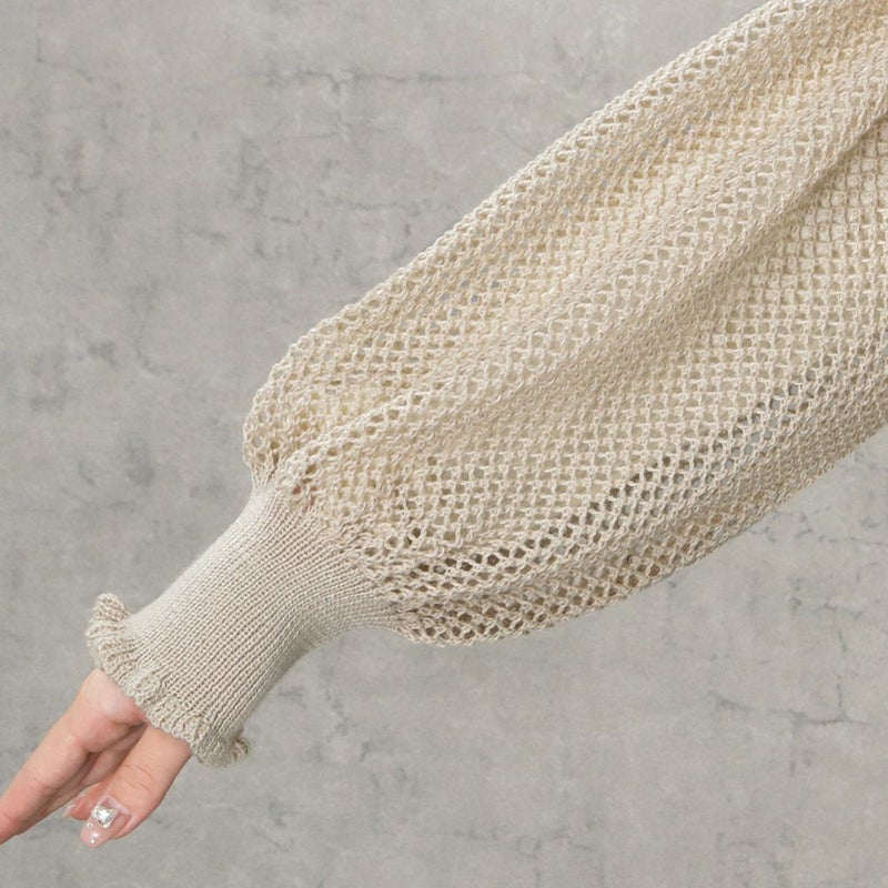 Howdy Marie 透かし編みカーディガン レディース商品画像-11