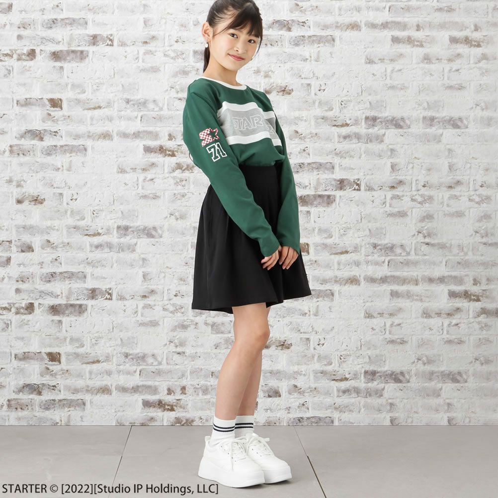 STARTER 胸切替ロゴ長袖Tシャツ キッズ ネコポス 対応商品