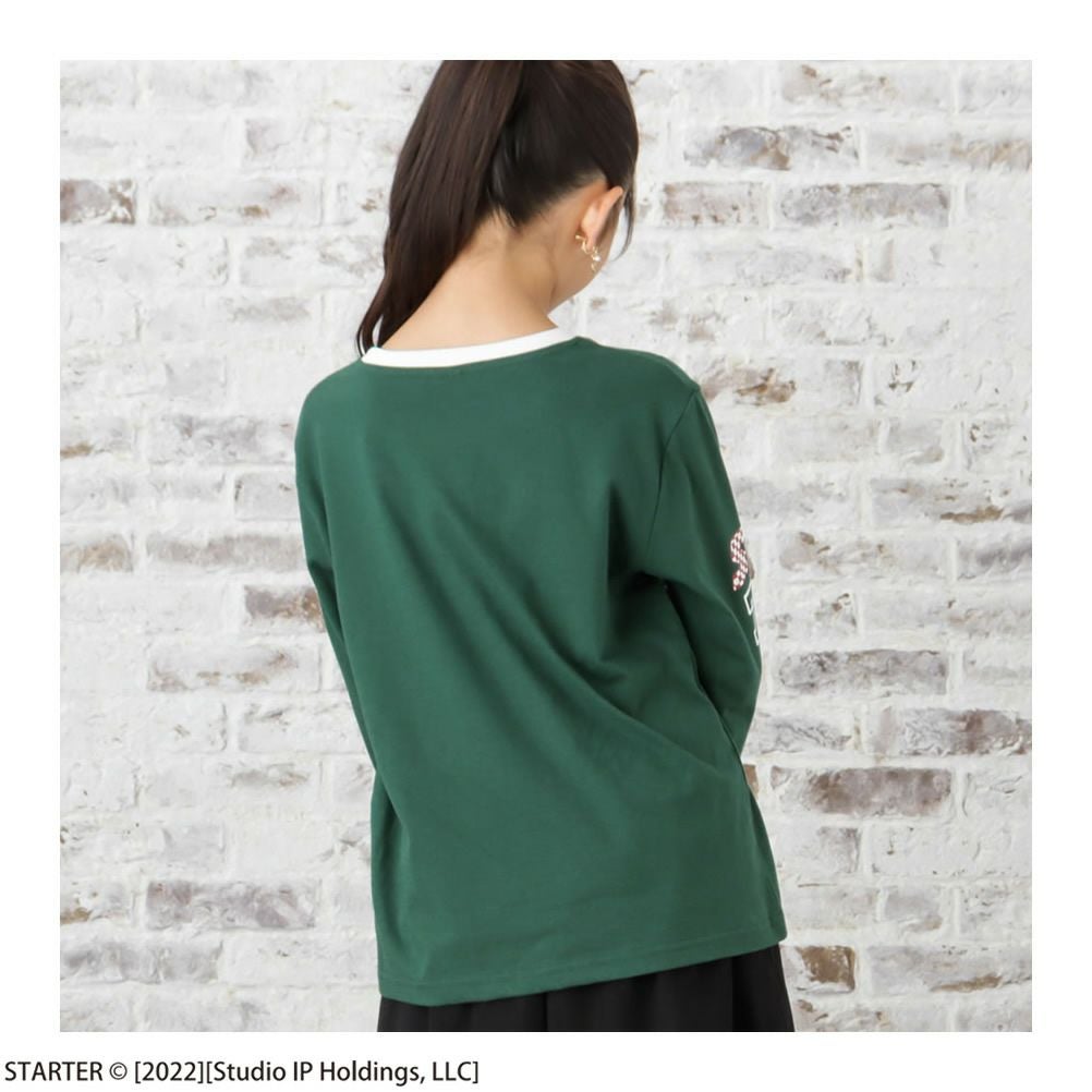 STARTER 胸切替ロゴ長袖Tシャツ キッズ ネコポス 対応商品