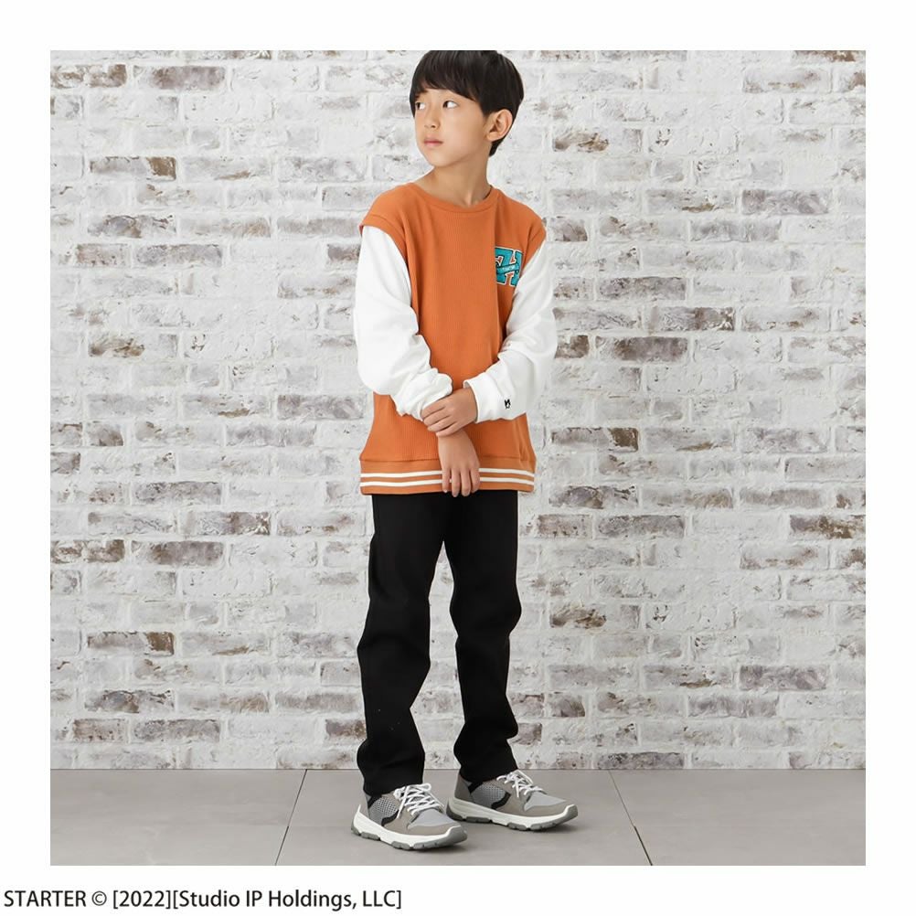 STARTER フェイクレイヤード長袖Tシャツ キッズ ネコポス 対応商品