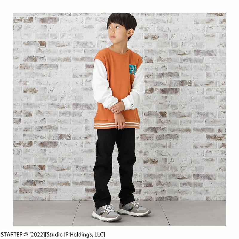 [期間限定価格]STARTER フェイクレイヤード長袖Tシャツ キッズ メール便 対応商品商品画像-12