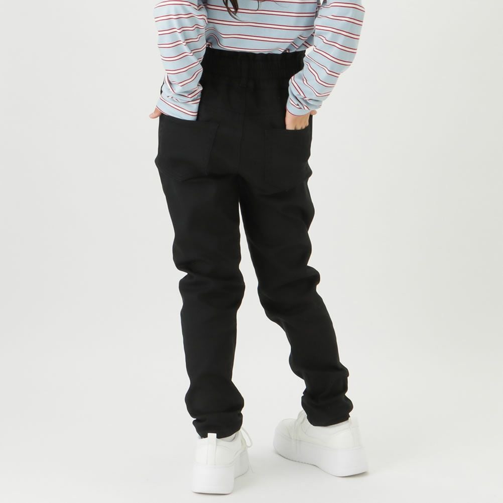 NAVY パウダー起毛カラースキニーパンツ キッズ