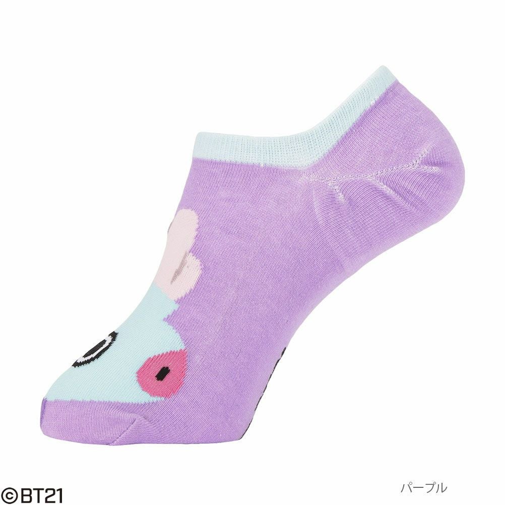BT21 まるごとショート丈ソックス レディース