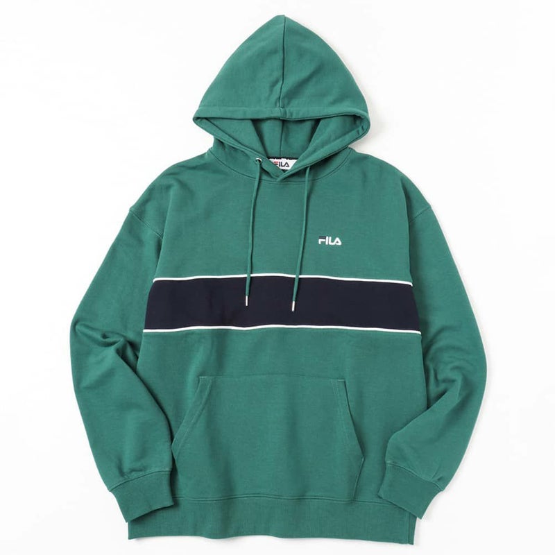 [期間限定価格]【オンラインストア限定】FILA バイカラープルオーバーパーカー メンズ商品画像-1