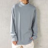 URBAN COLLECTION スムスストレッチモックネックロングスリーブTシャツ メンズ商品サムネイル-3