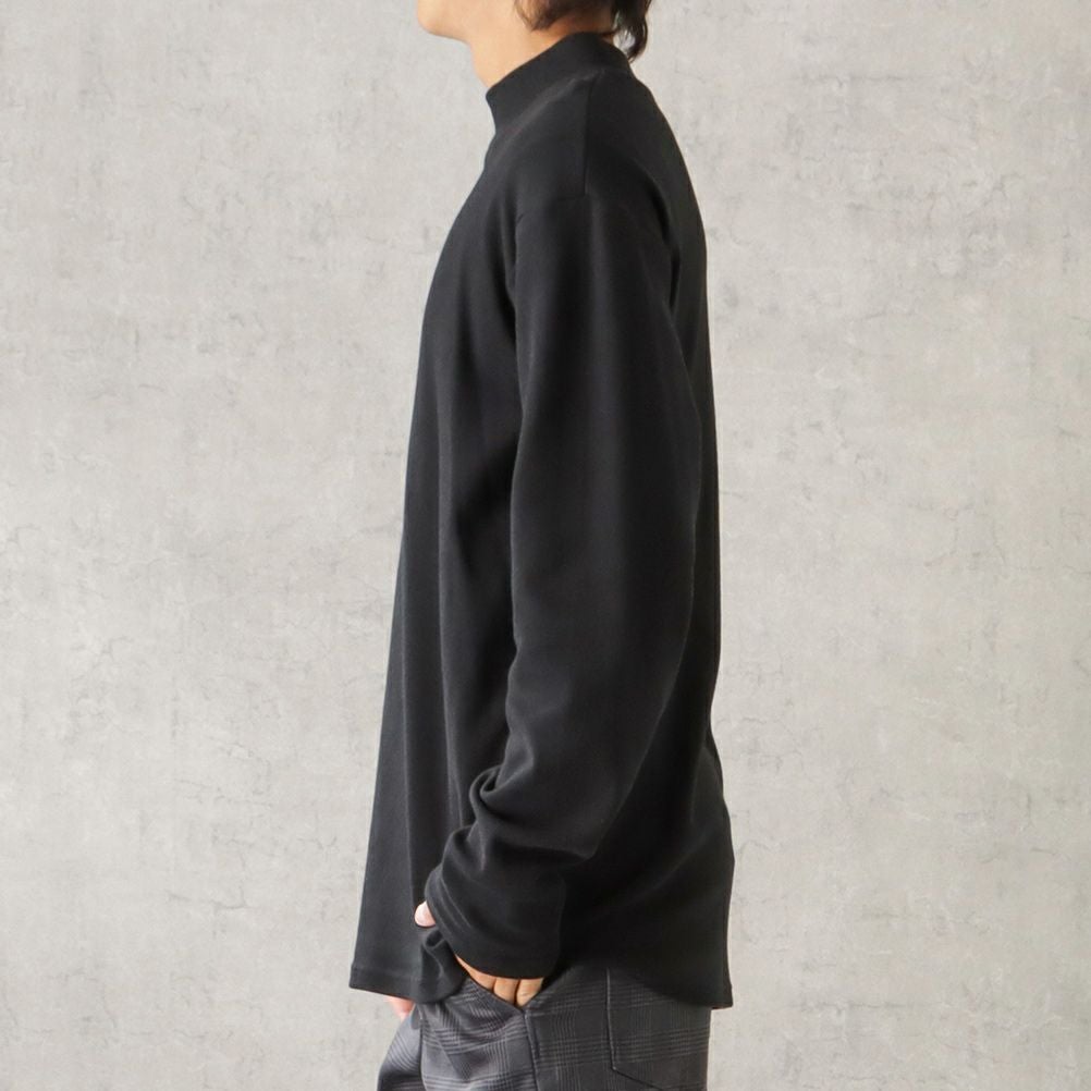 URBAN COLLECTION モックネックロングスリーブTシャツ メンズ