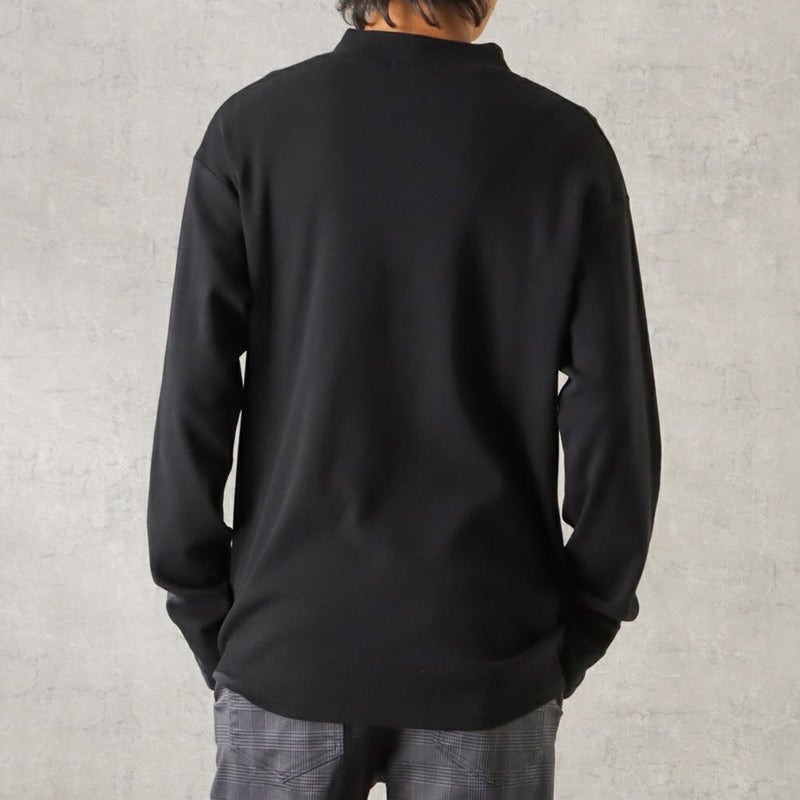 [期間限定価格]URBAN COLLECTION スムスワンポイント刺繍モックネックロングスリーブTシャツ メンズ商品画像-6