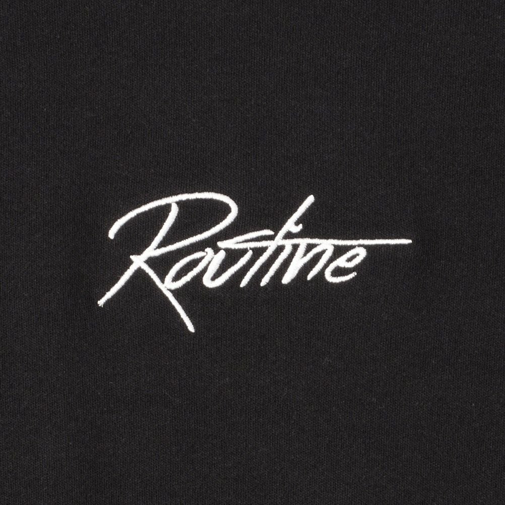 URBAN COLLECTION スムスワンポイント刺繍モックネックロングスリーブTシャツ メンズ