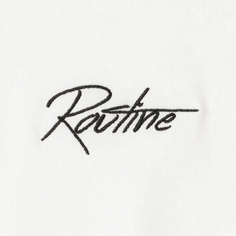 URBAN COLLECTION スムスワンポイント刺繍モックネックロングスリーブTシャツ メンズ