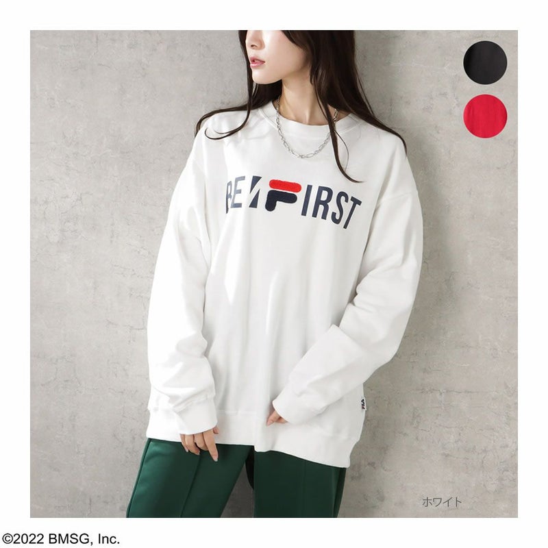 FILA×BE:FIRST クルートレーナー レディース【クリアファイル1枚とフォンタブ1個をプレゼント】商品画像-1